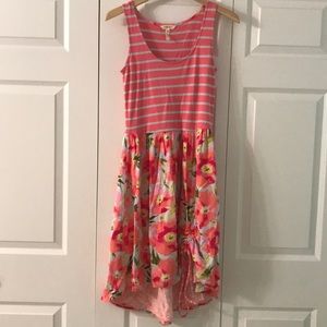 Pink floral and striped Matilda Jane dress